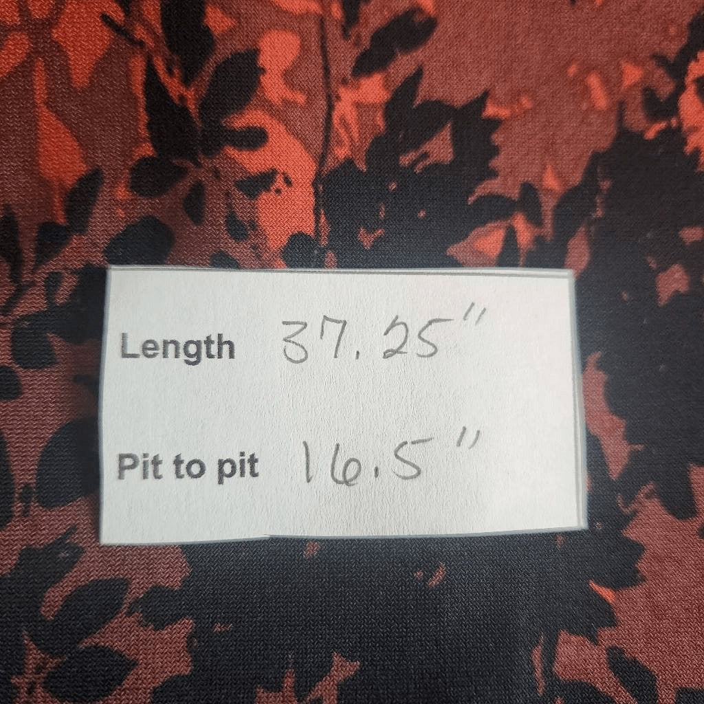 Just Taylor Red and Black Sheath Dress Size 2 Black and Red Print Dress