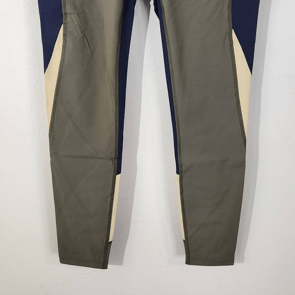 Outdoor Voices Colorblock Athletic Leggings NWT Size XXS Green Leggings