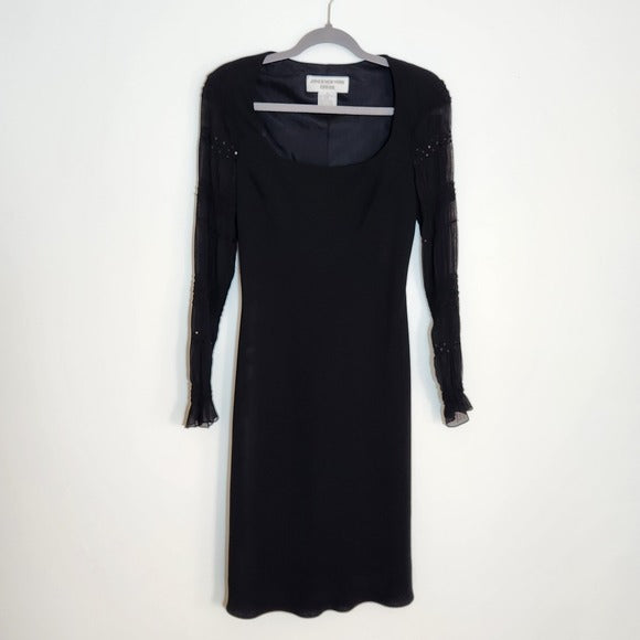 Jones New York Black Cocktail Dress Size 6