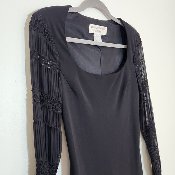 Jones New York Black Cocktail Dress Size 6
