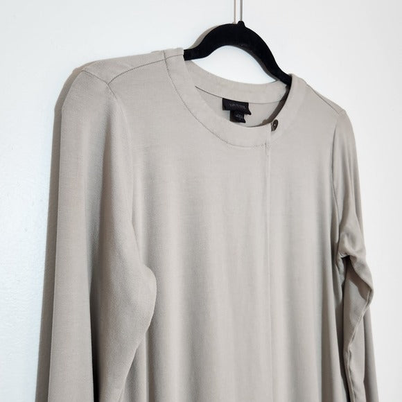 J. Jill Wearever Taupe Cardigan Size Small