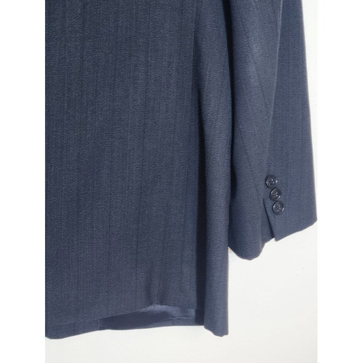 Britches Mens Navy Stripe Sport Coat Size 41R