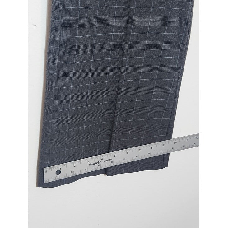 Old Navy Gray Plaid Bootcut Dress Pants Size 10