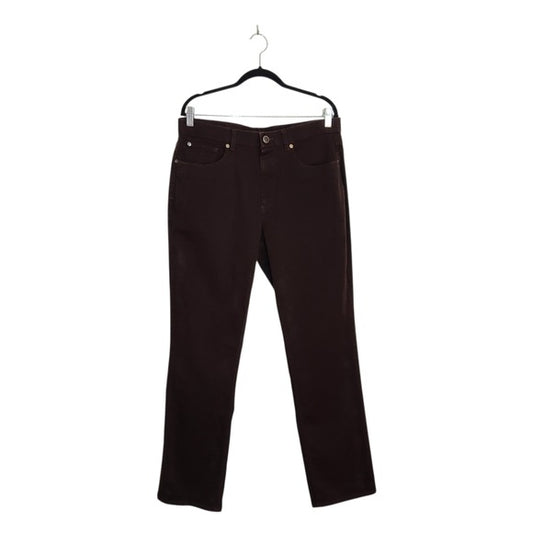 Hart Schaffner Marx Dark Brown Straight Leg Jeans Size 34 x 30