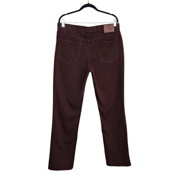Hart Schaffner Marx Dark Brown Straight Leg Jeans Size 34 x 30