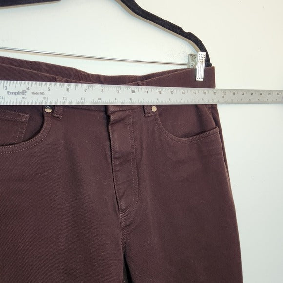 Hart Schaffner Marx Dark Brown Straight Leg Jeans Size 34 x 30
