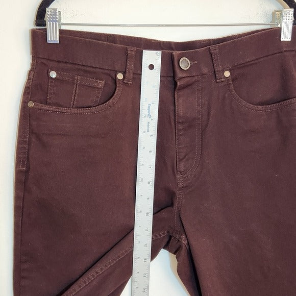 Hart Schaffner Marx Dark Brown Straight Leg Jeans Size 34 x 30