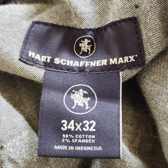 Hart Schaffner Marx Dark Brown Straight Leg Jeans Size 34 x 30