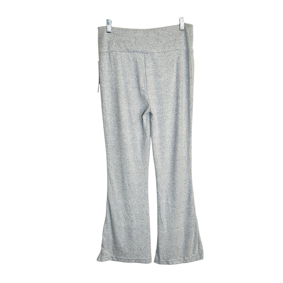 Shosho Gray Sweater Knit Pull-On Flare Leg Pants Size XL NWT