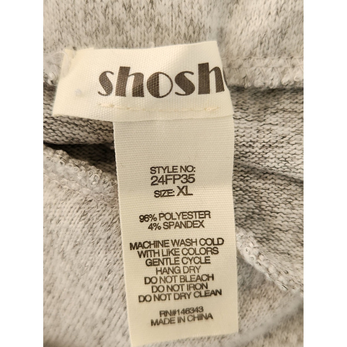 Shosho Gray Sweater Knit Pull-On Flare Leg Pants Size XL NWT