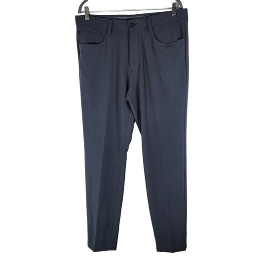 Haggar Gray Performance Slim Fit Golf Pants Size 34 X 32 Gray Golf Pants