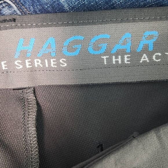Haggar Gray Performance Slim Fit Golf Pants Size 34 X 32 Gray Golf Pants