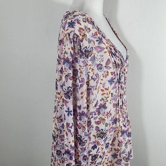 1 State Paisley Floral Blouse Size XXL New