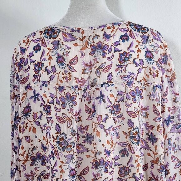 1 State Paisley Floral Blouse Size XXL New