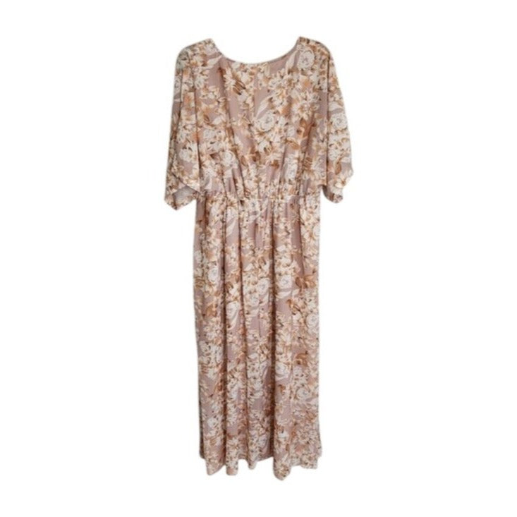 Anrabess Floral Wrap Look Maxi Dress Size XXL NWT Wedding Guest Dress