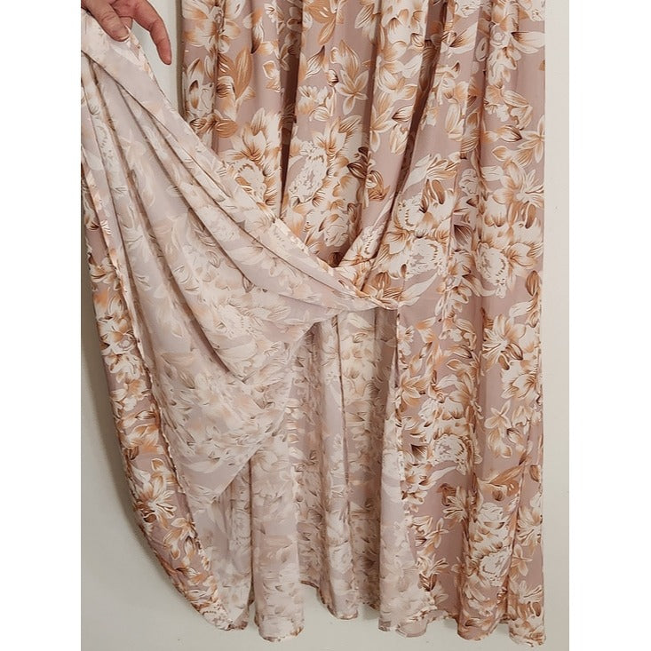 Anrabess Floral Wrap Look Maxi Dress Size XXL NWT Wedding Guest Dress