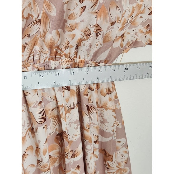 Anrabess Floral Wrap Look Maxi Dress Size XXL NWT Wedding Guest Dress