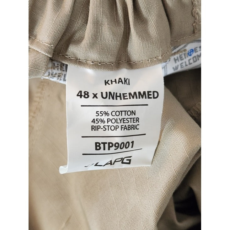 LA Police Gear Core Cargo Pants Size 48 Khaki Utility Cargo Pants