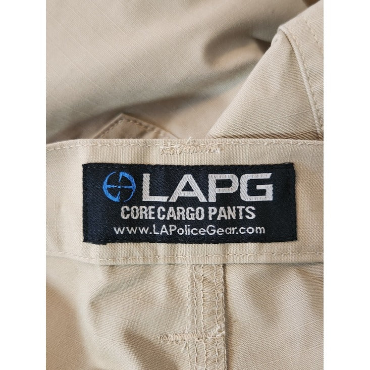 LA Police Gear Core Cargo Pants Size 48 Khaki Utility Cargo Pants