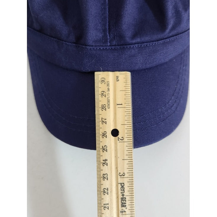 Army Crew Womens Navy Newsboy Hat Size 57 cm