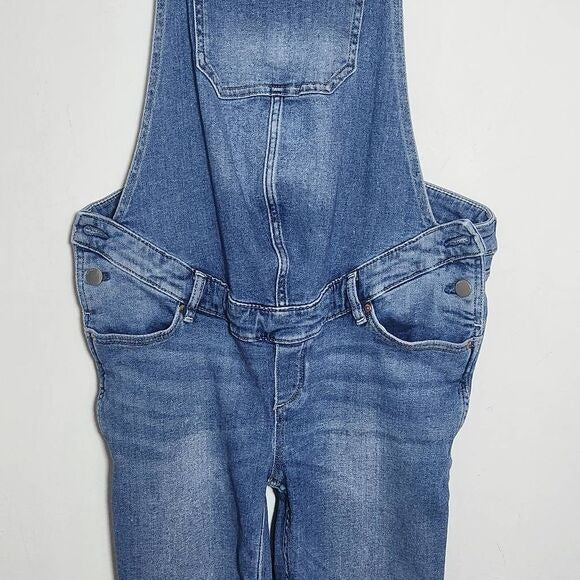 DL1961 Maternity Denim Overalls Distressing Size Large Maternity