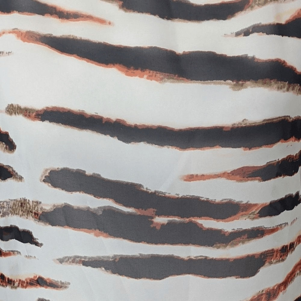 BB Dakota Tiger Striped Tunic Size XS BB Dakota Oversized Sheer Tunic