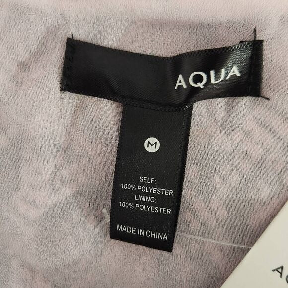 Aqua Pink Snakeskin Cropped Wrap Blouse Size Medium NWT Snakeskin Top