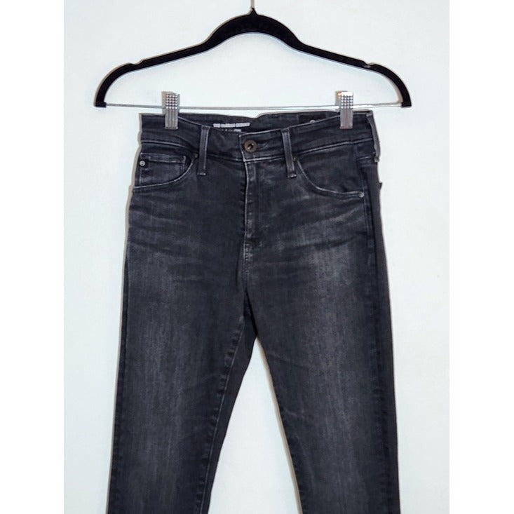 AG Adriano Goldschmied Gray Wash Farrah Skinny Jeans Size 24R
