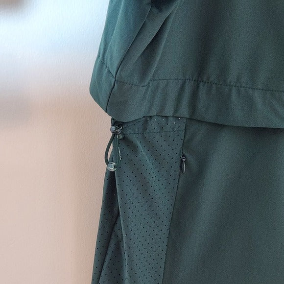 New Balance Green Quarter Zip Pullover Windbreaker Size XL