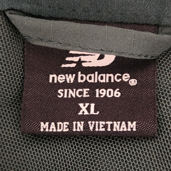 New Balance Green Quarter Zip Pullover Windbreaker Size XL