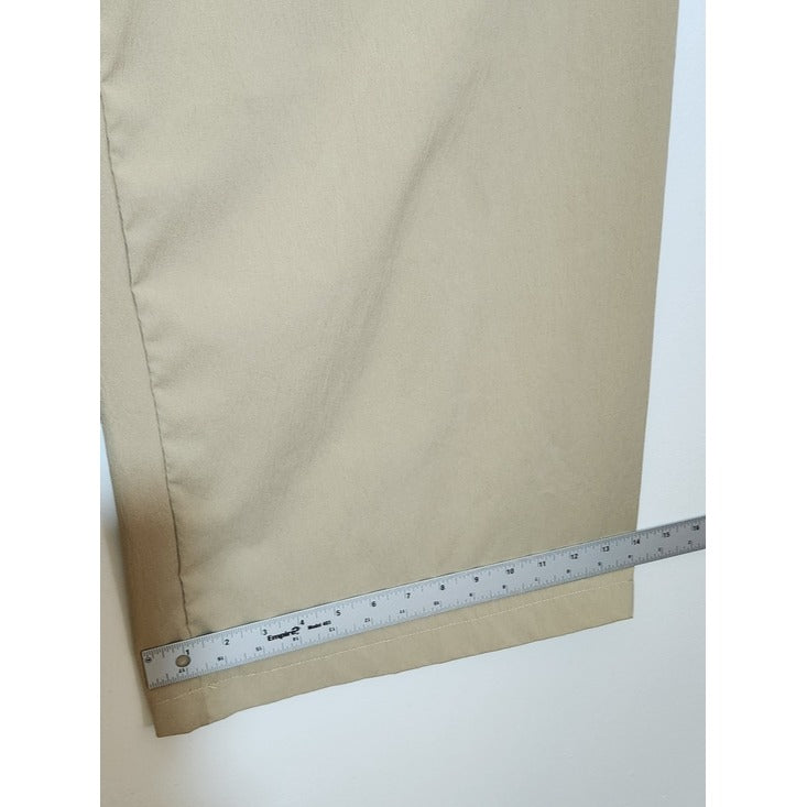 Khaki Wide Leg Overalls Size Large