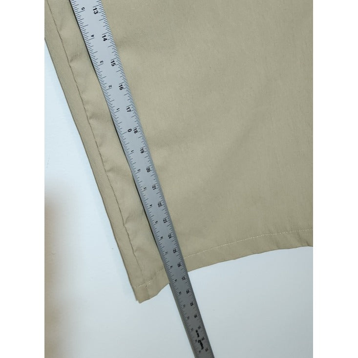 Khaki Wide Leg Overalls Size Large