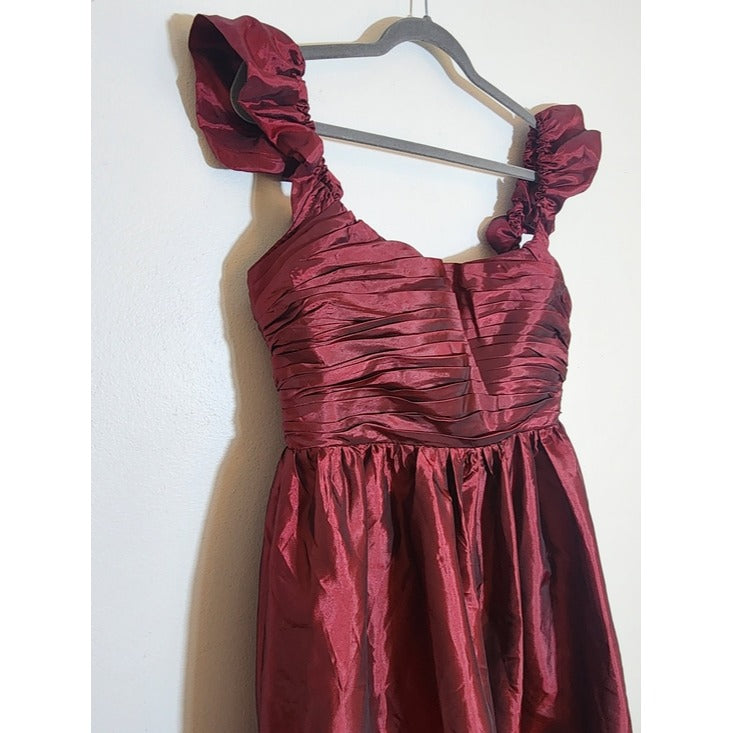 Lulus Burgundy Lace-up Back Midi Party Dress NWT Size XL Wedding Guest Dress