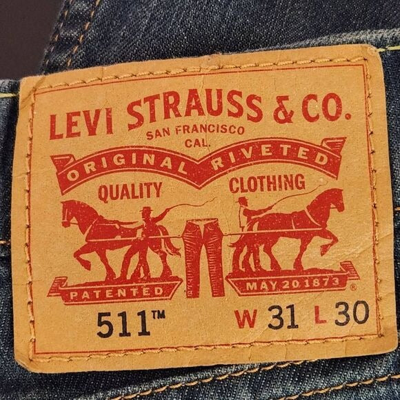 Levi's Men's 511 Jeans Size 31 X 30 Distressed Men's Levi's Jeans