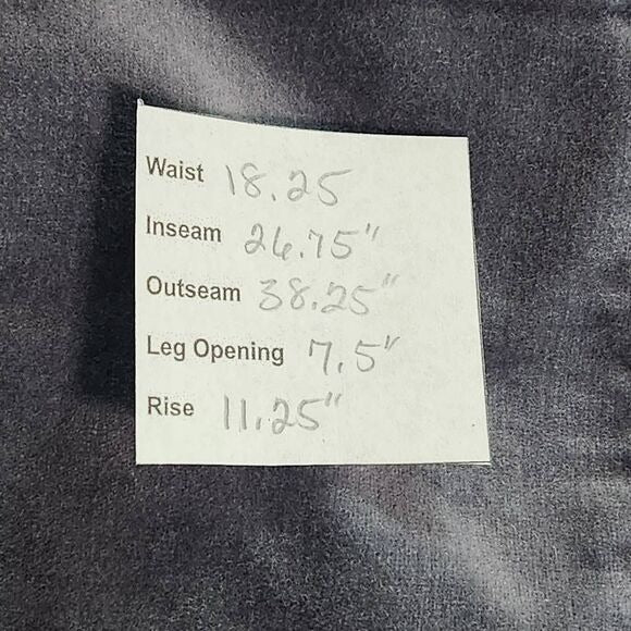 Talbots Straight-Leg Gray Velvet Jeans Size 16 Petite