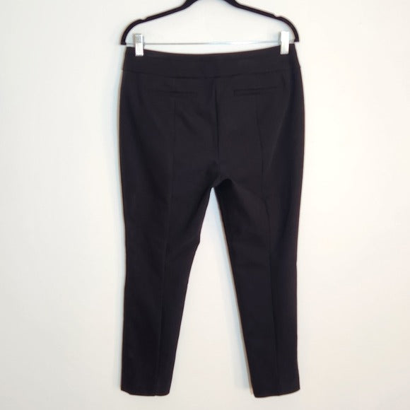 LOFT Black Julie Skinny Ankle Pants Size 8 Petite