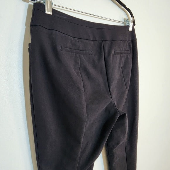 LOFT Black Julie Skinny Ankle Pants Size 8 Petite