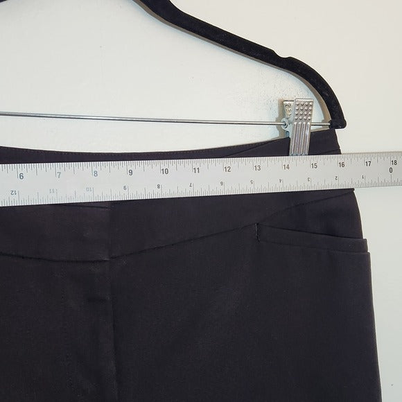 LOFT Black Julie Skinny Ankle Pants Size 8 Petite