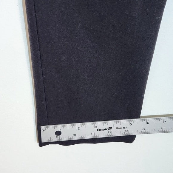LOFT Black Julie Skinny Ankle Pants Size 8 Petite