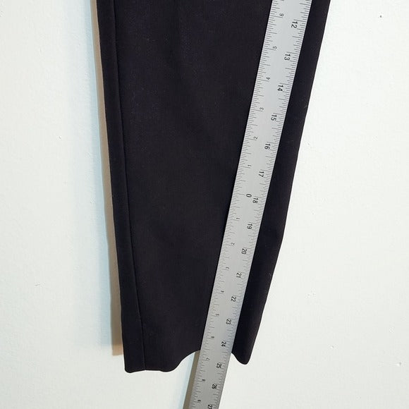 LOFT Black Julie Skinny Ankle Pants Size 8 Petite