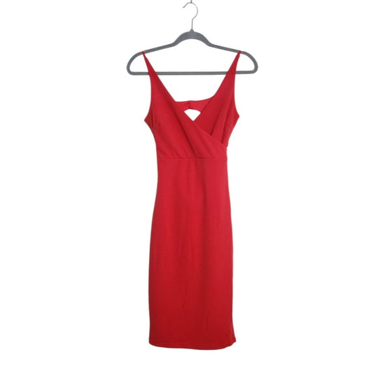 Lulus Red Bodycon Cocktail Dress Size XS NWT