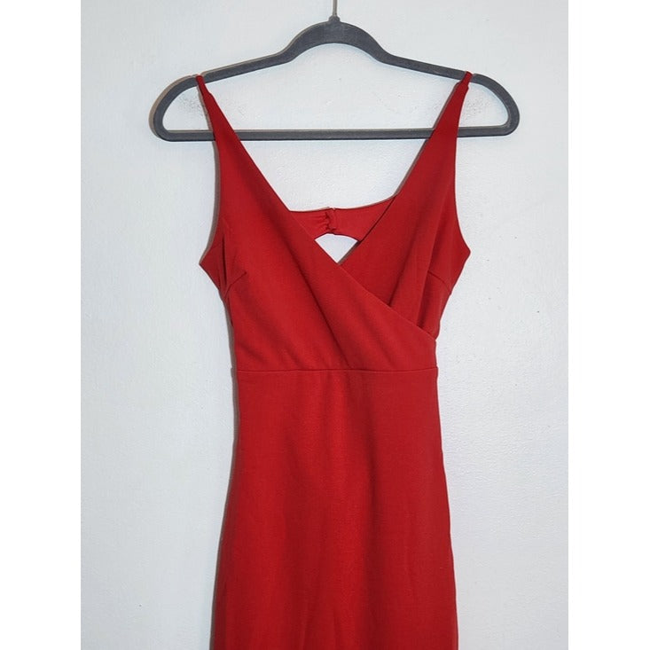 Lulus Red Bodycon Cocktail Dress Size XS NWT