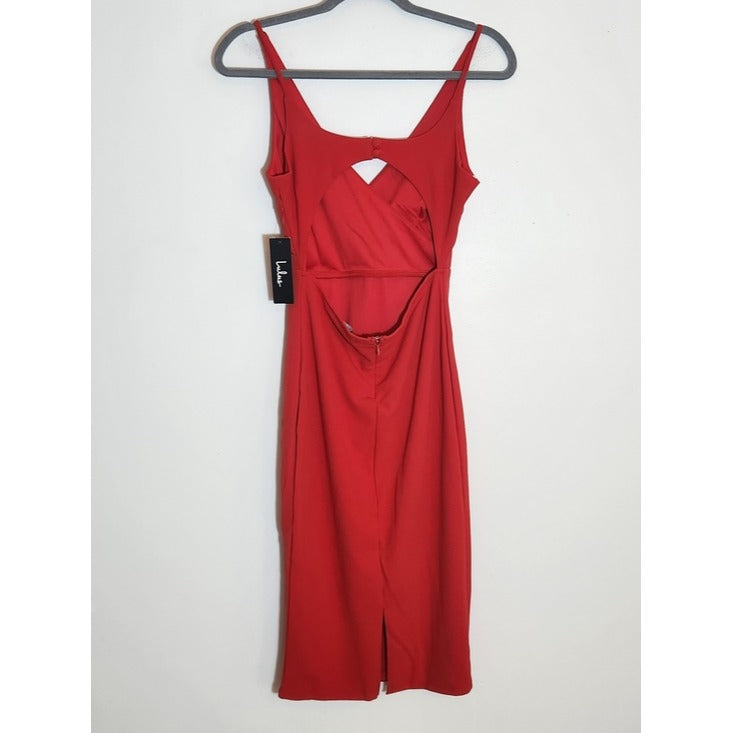 Lulus Red Bodycon Cocktail Dress Size XS NWT