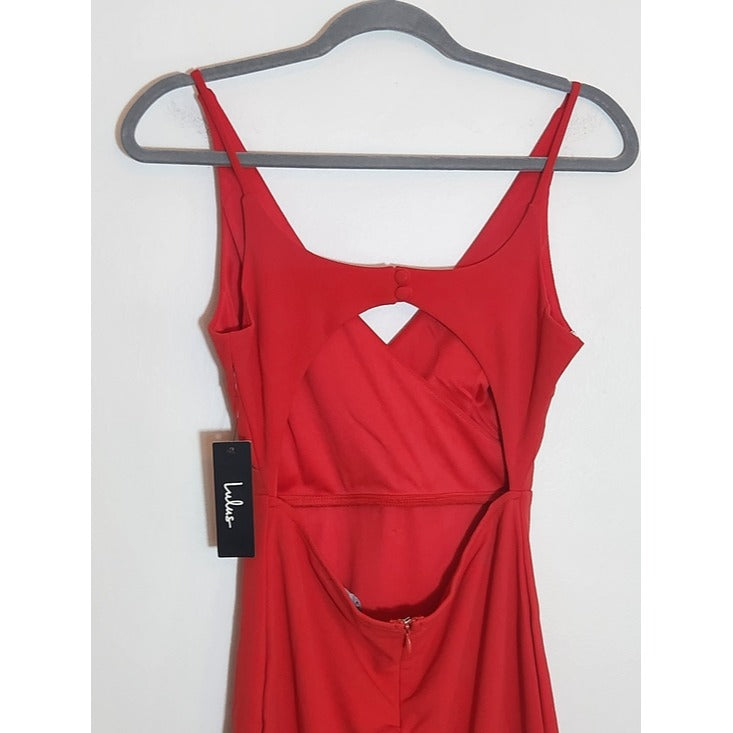 Lulus Red Bodycon Cocktail Dress Size XS NWT