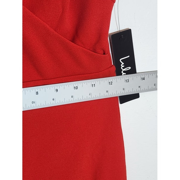 Lulus Red Bodycon Cocktail Dress Size XS NWT