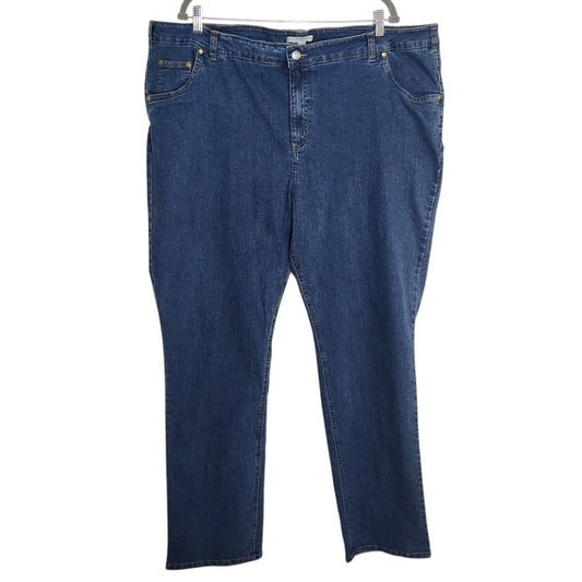 Woman Within Straight Leg Jeans Size 26W Tall