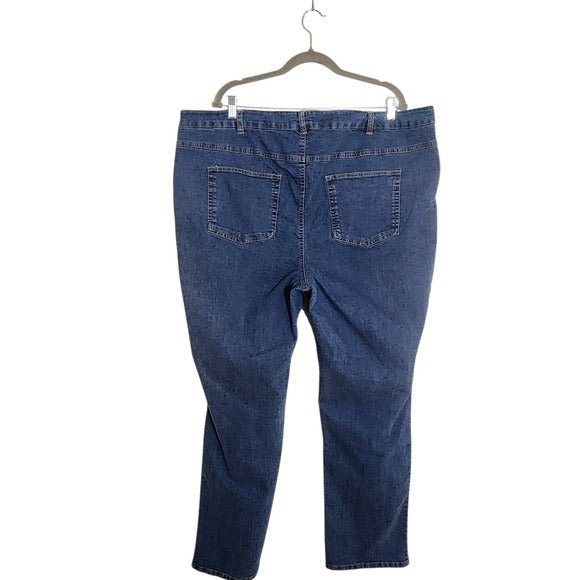 Woman Within Straight Leg Jeans Size 26W Tall