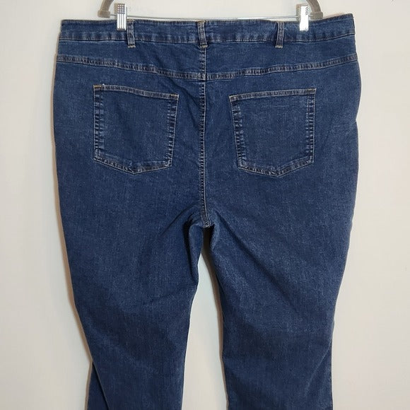 Woman Within Straight Leg Jeans Size 26W Tall