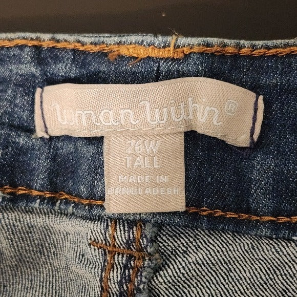 Woman Within Straight Leg Jeans Size 26W Tall