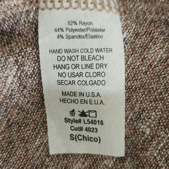 Present and Love Pink Knit Long Sleeve Mini Dress NWOT Sz Small Pink Knit Dress